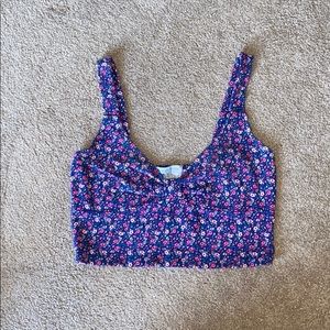 🌸 Floral Crop Tank 🌸